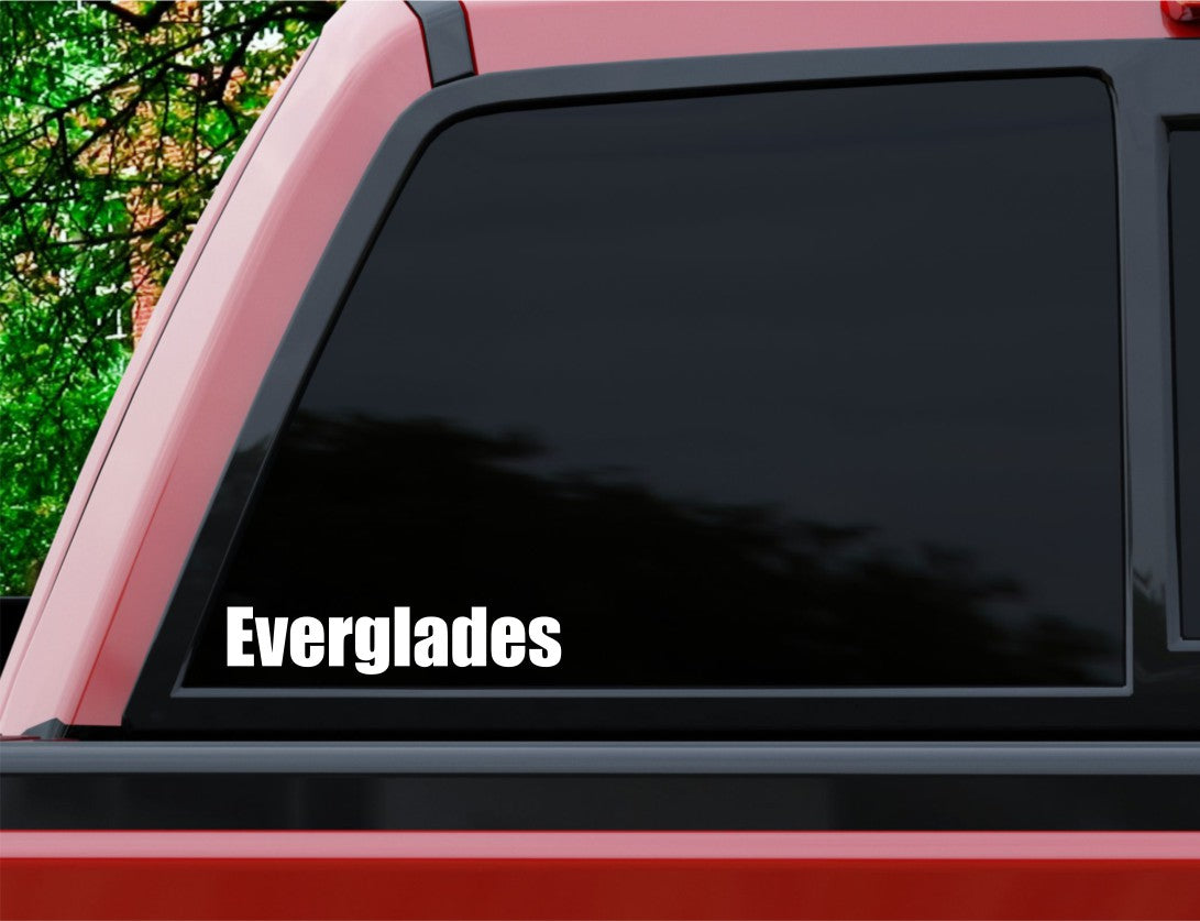 everglades boats decal, sticker, hunting fishing decal, car sticker