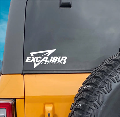excalibur crossbow decal, sticker, fishing hunting decal car sticker b