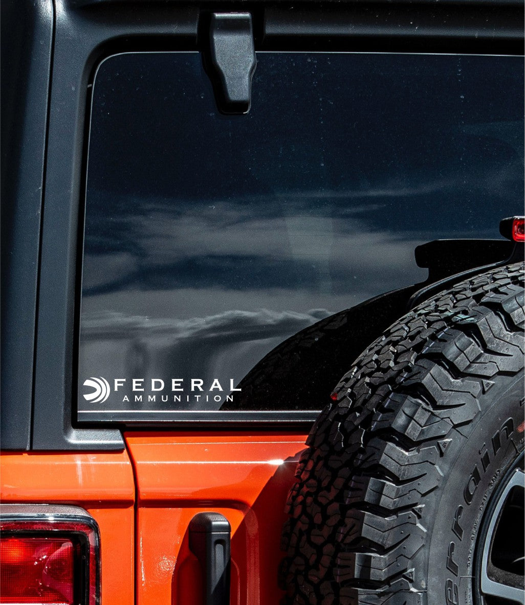 Federal Ammunition decal, sticker, car decal