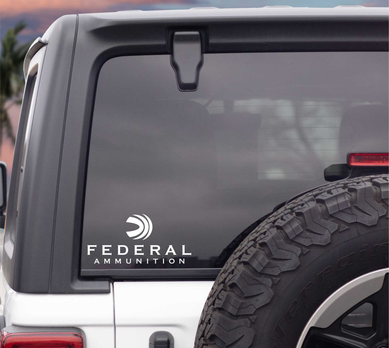 Federal Ammunition decal, sticker, car decal