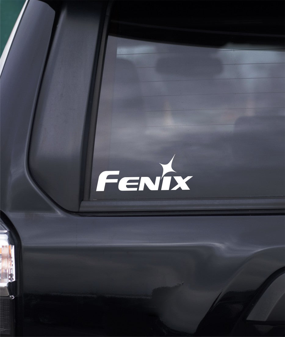 fenix light decal, sticker, fishing hunting decal car sticker