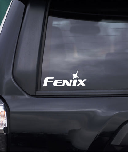 fenix light decal, sticker, fishing hunting decal car sticker