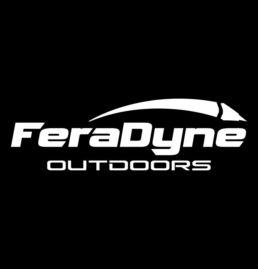 feradyne outdoors decal, hunting fishing decal, car sticker