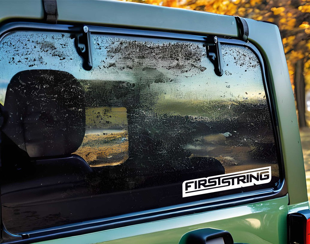 firststring bowstrings decal, sticker, hunting fishing decal, car sticker