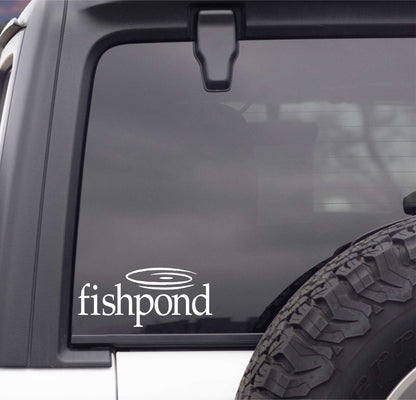 fishpond decal, sticker, hunting fishing decal, car sticker