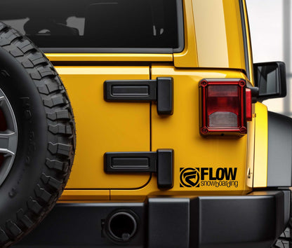 Flow Bindings decal, ski snowboard decal, car decal sticker