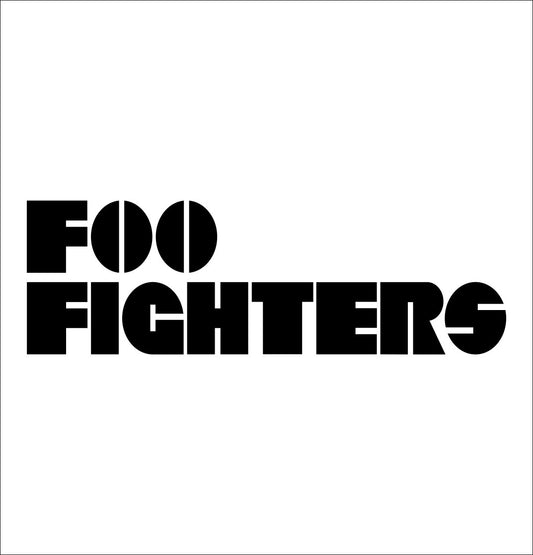 foo fighters band decal, sticker