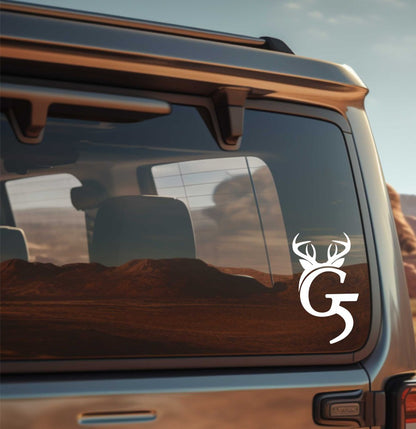 g5 outdoors decal, sticker, hunting fishing decal, car sticker b