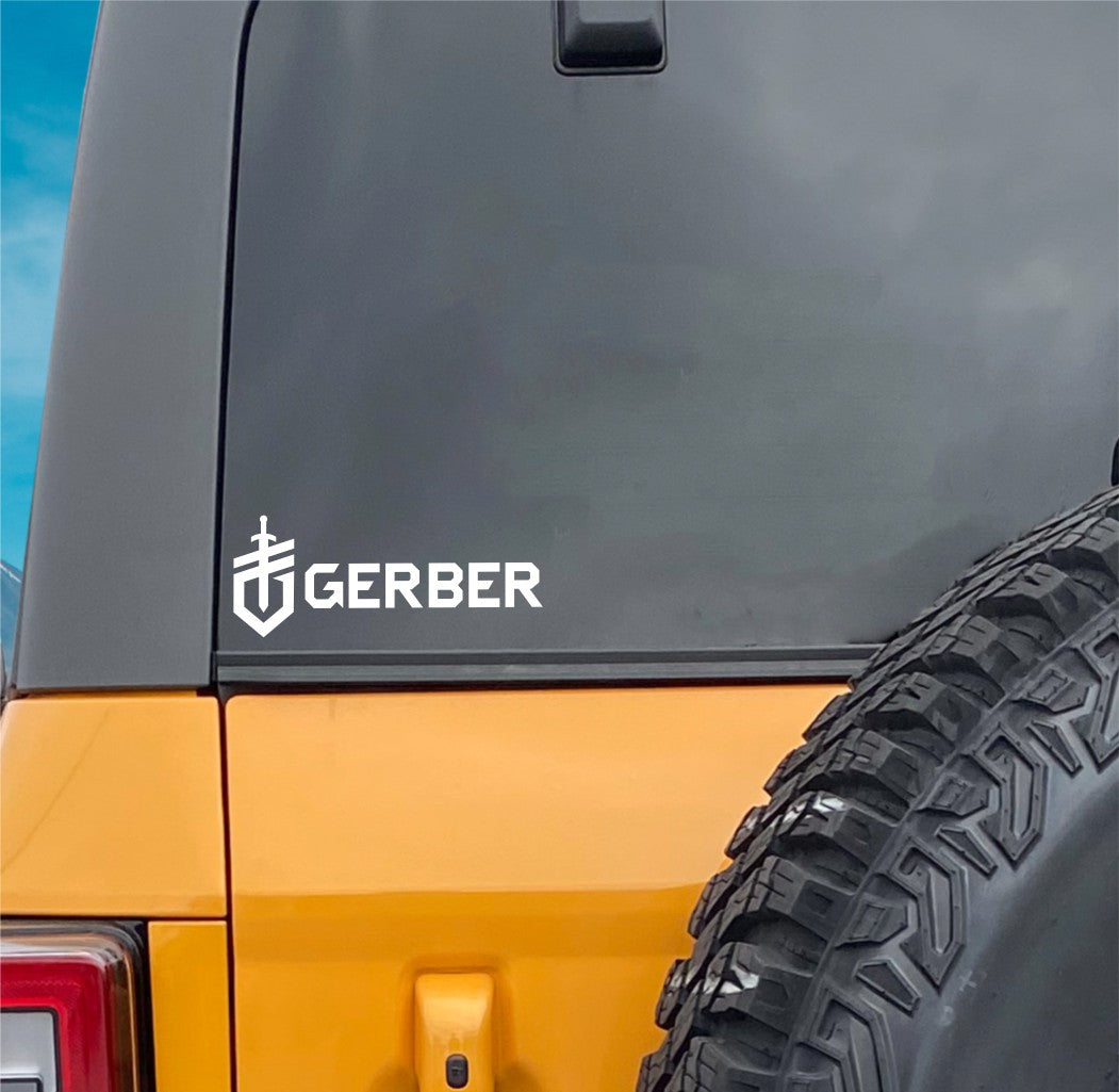 gerber gear decal, sticker, hunting fishing decal, car sticker