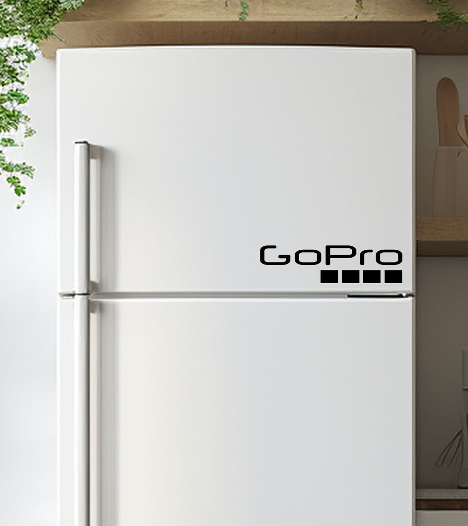 GoPro decal, sticker, ski snowboard decal