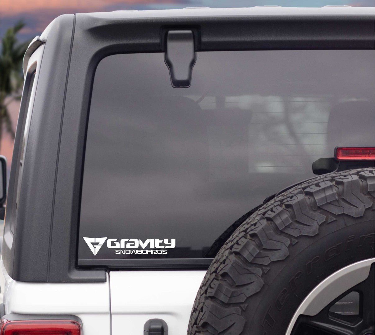 Gravity Snowboards decal, ski snowboard decal, car decal sticker
