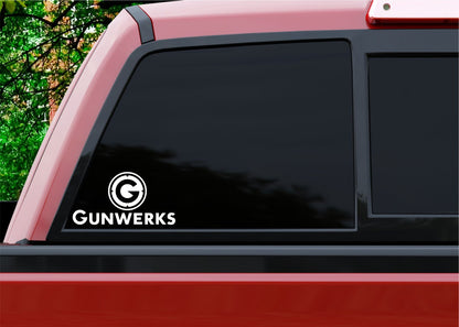 gunwerks decal, car decal, sticker