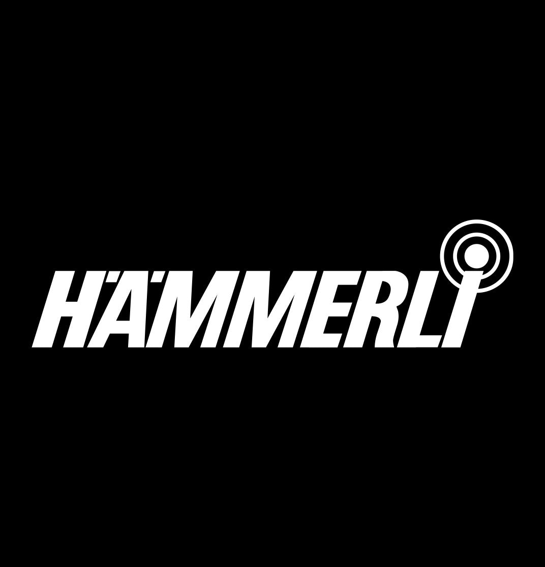 Hammerli decal, firearms decal sticker