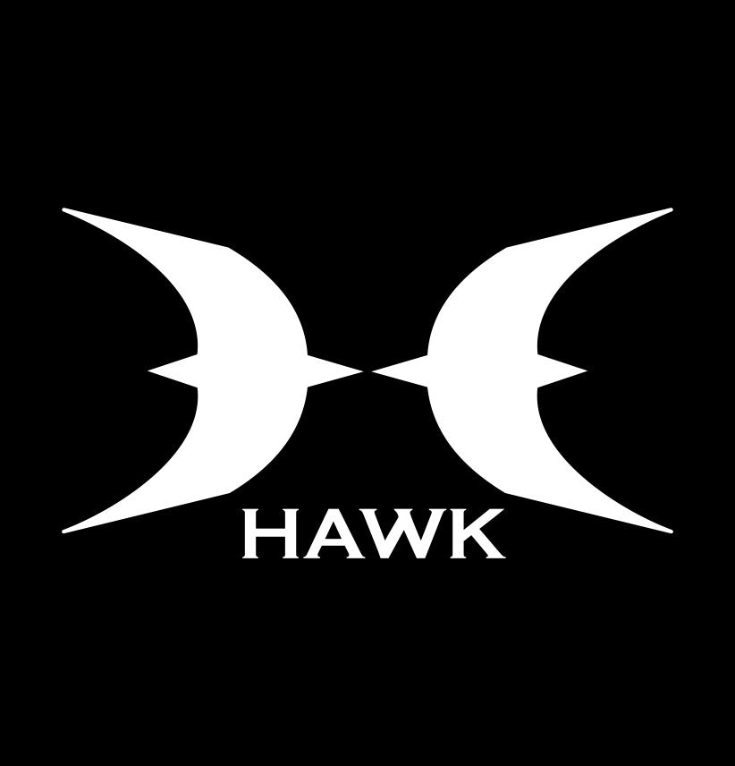 hawk treestands decal, sticker, hunting fishing decal, car sticker