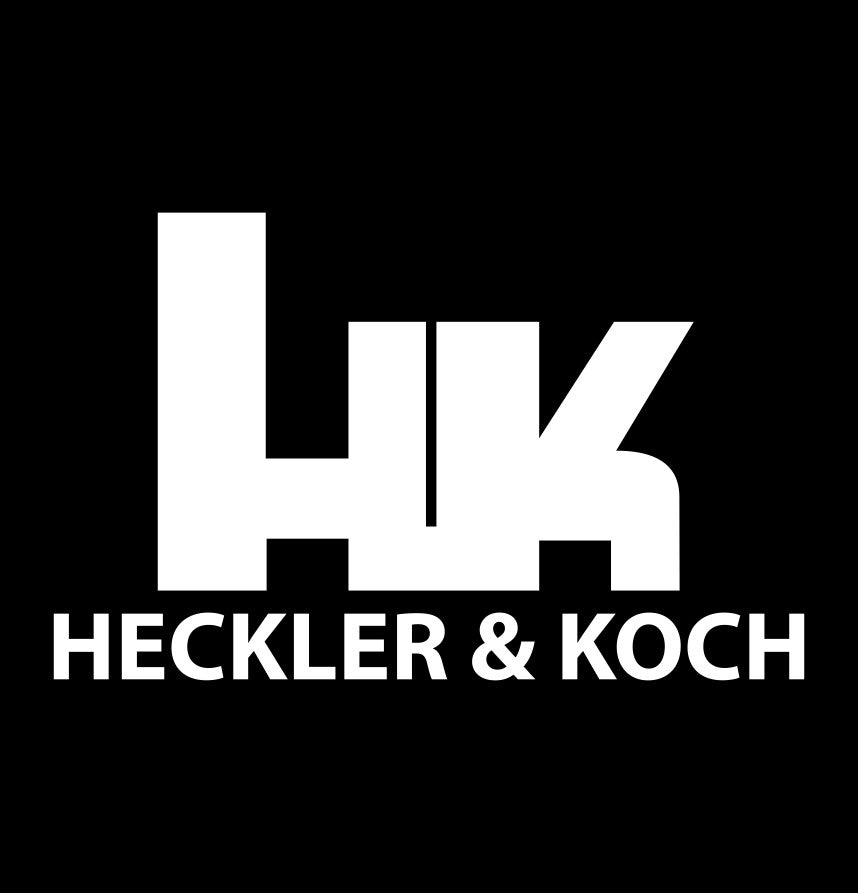 Heckler and Koch decal, sticker, firearm decal