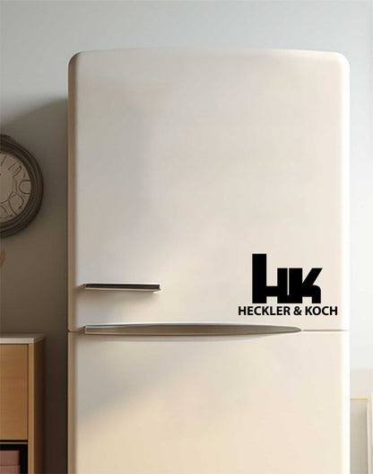 Heckler and Koch decal, sticker, firearm decal