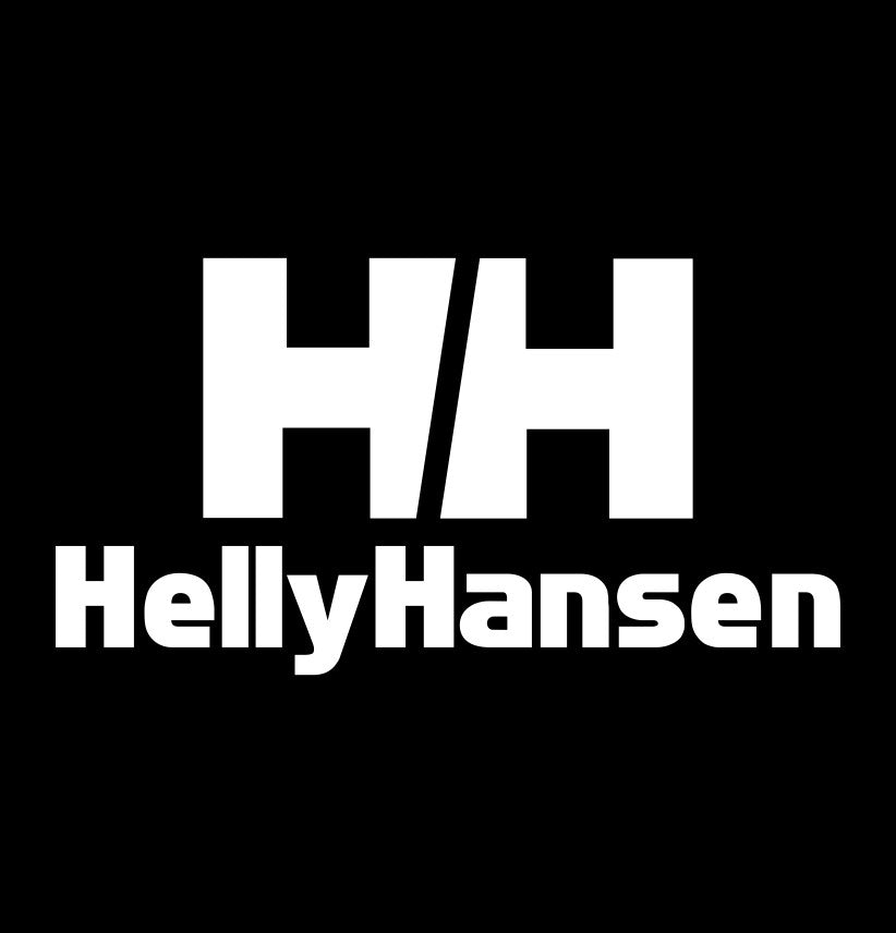 helly hansen decal, sticker, hunting fishing decal, car sticker