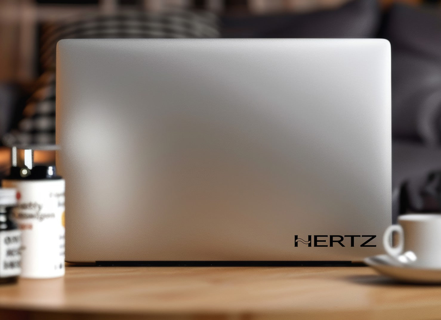 Hertz audio decal, sticker