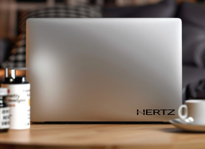 Hertz audio decal, sticker