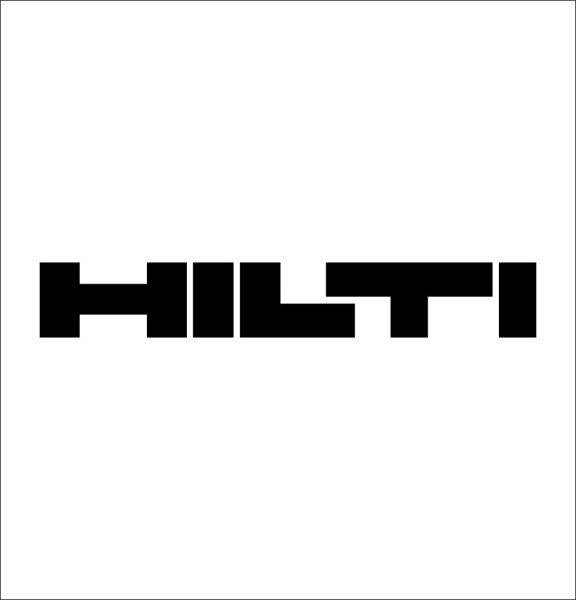 Hilti decal, sticker B