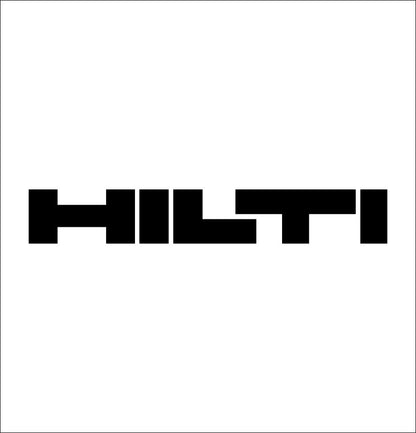 Hilti decal, sticker B