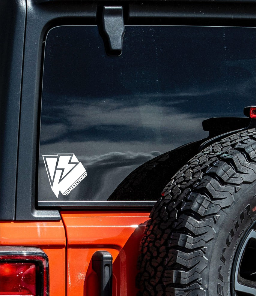 Homeschool Outerwear decal, sticker, ski snowboard decal