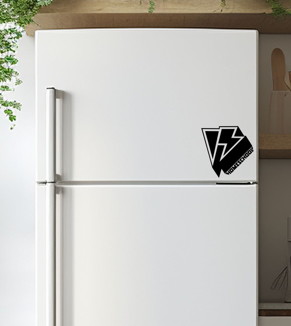 Homeschool Outerwear decal, sticker, ski snowboard decal