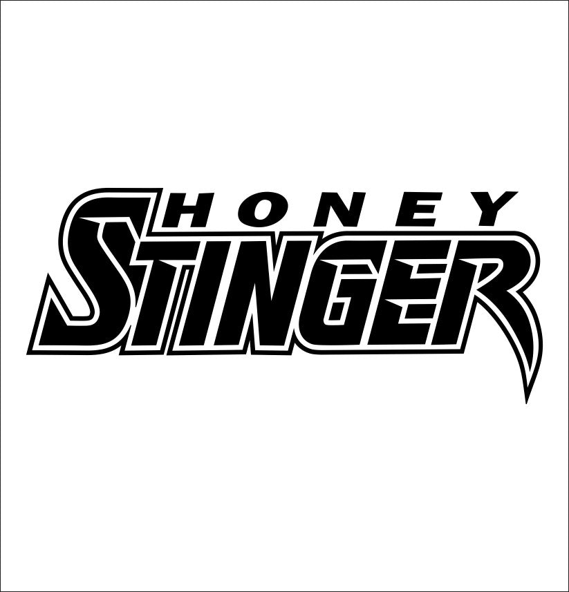 honey stinger decal, sticker, hunting fishing decal, car sticker