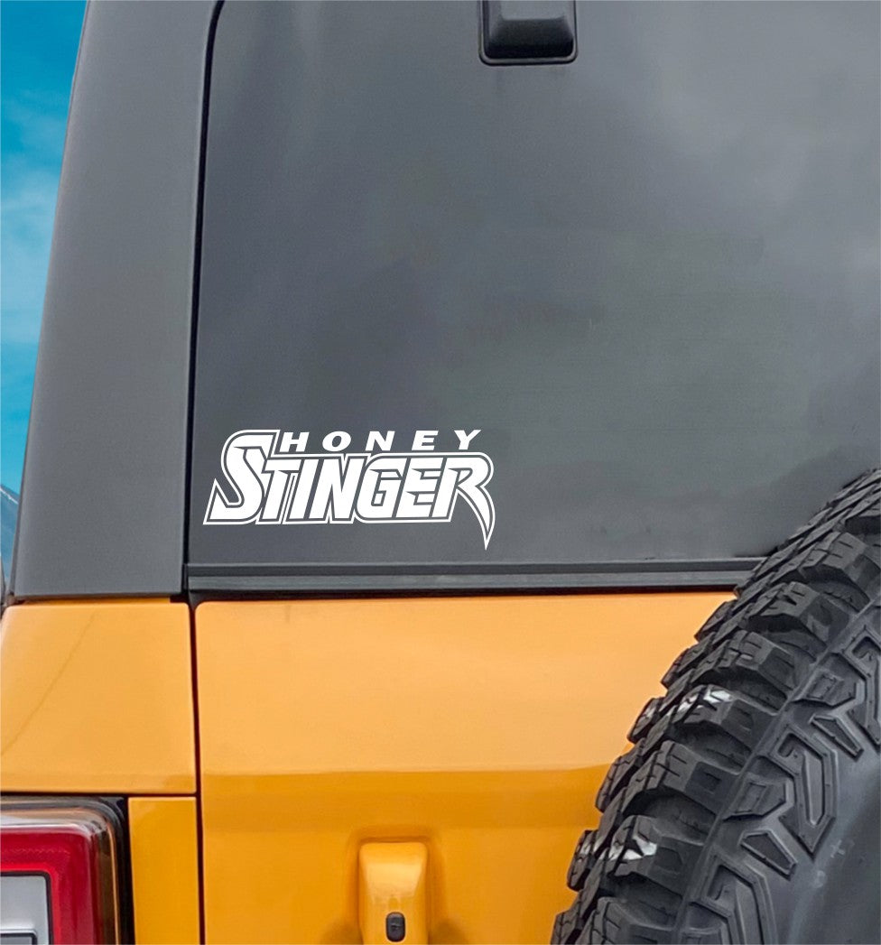 honey stinger decal, sticker, hunting fishing decal, car sticker
