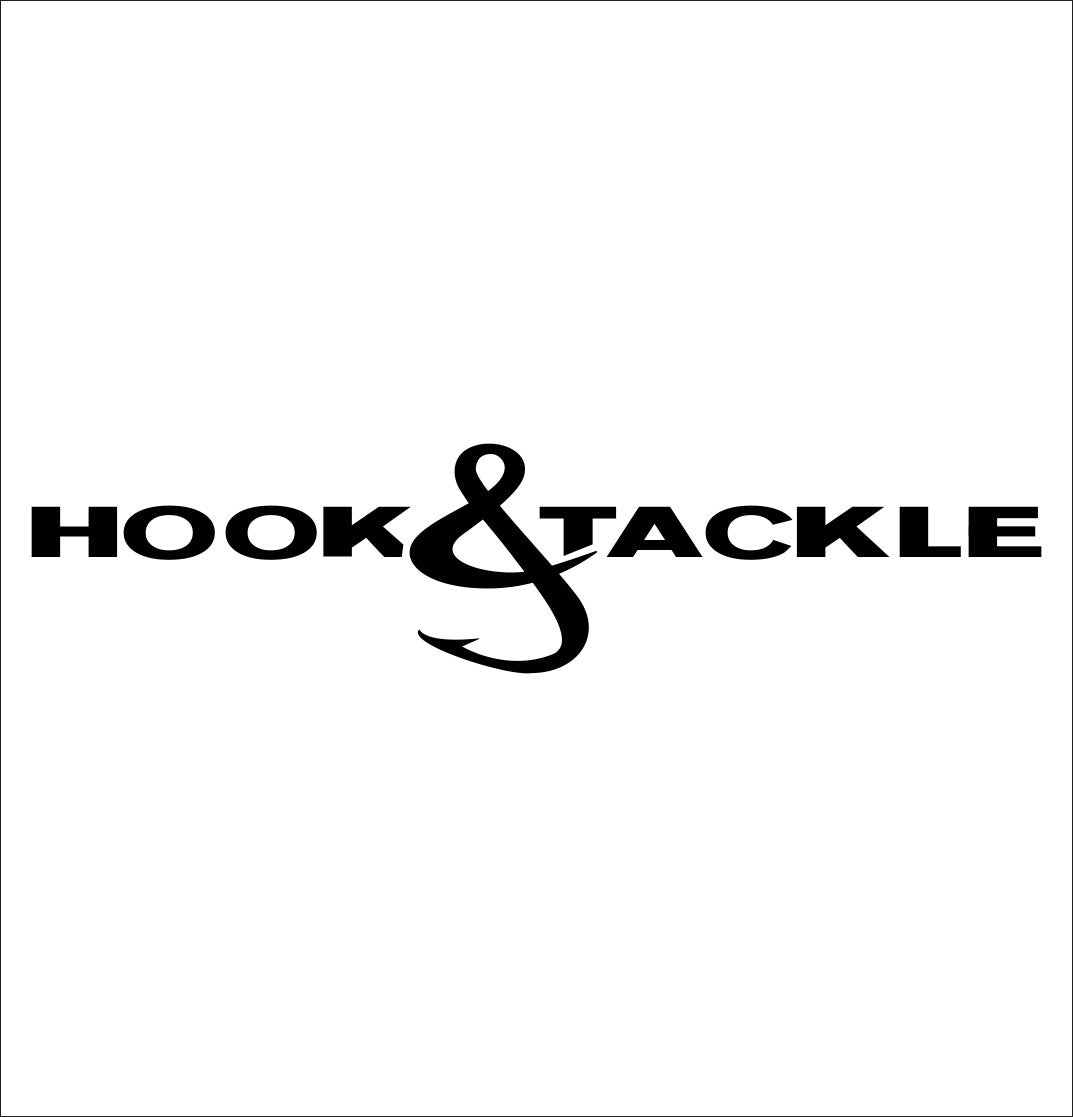 Hook & Tackle decal, sticker