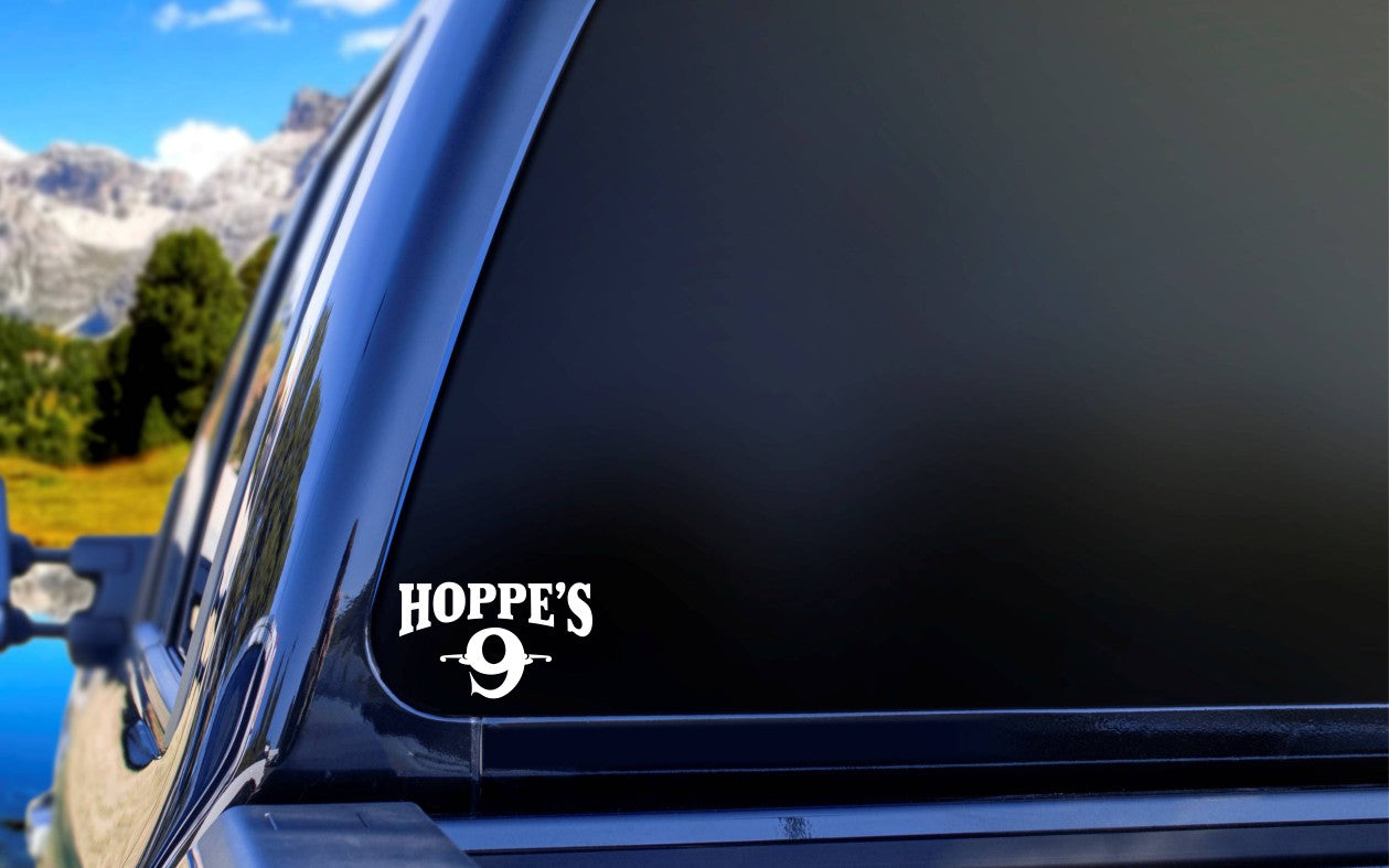 Hoppe's 9 decal, sticker, firearm decal
