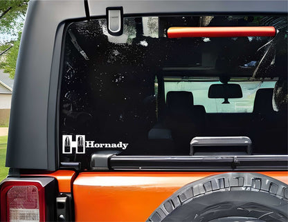 Hornady decal, firearm decal, car decal sticker