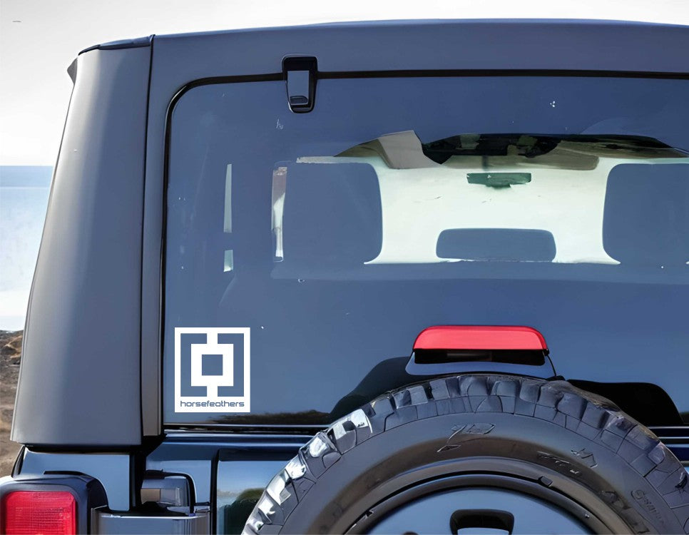 Horsefeathers decal, sticker, ski snowboard decal