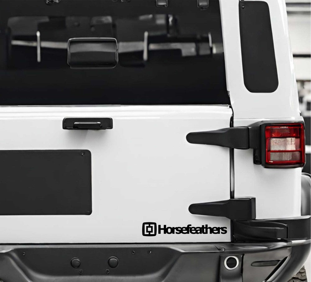 Horsefeathers decal, sticker, ski snowboard decal