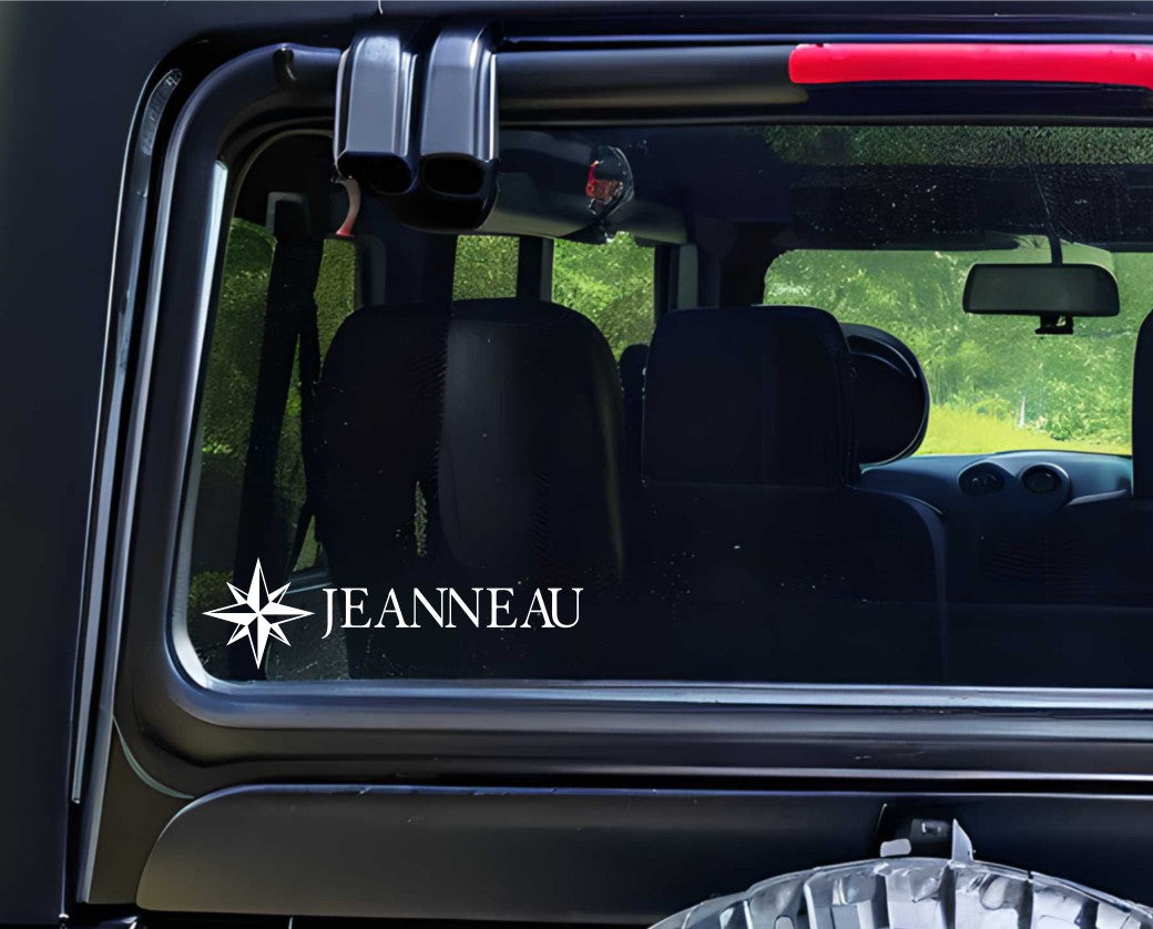 jeanneau boats decal, sticker, hunting fishing decal, car sticker 