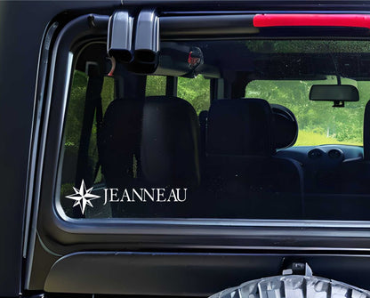 jeanneau boats decal, sticker, hunting fishing decal, car sticker 