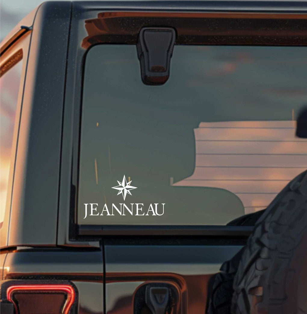 jeanneau boats decal, sticker, hunting fishing decal, car sticker b