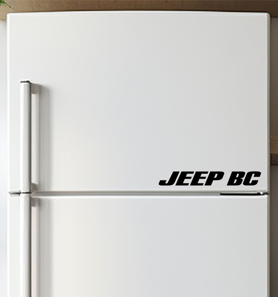 Jeep BC decal