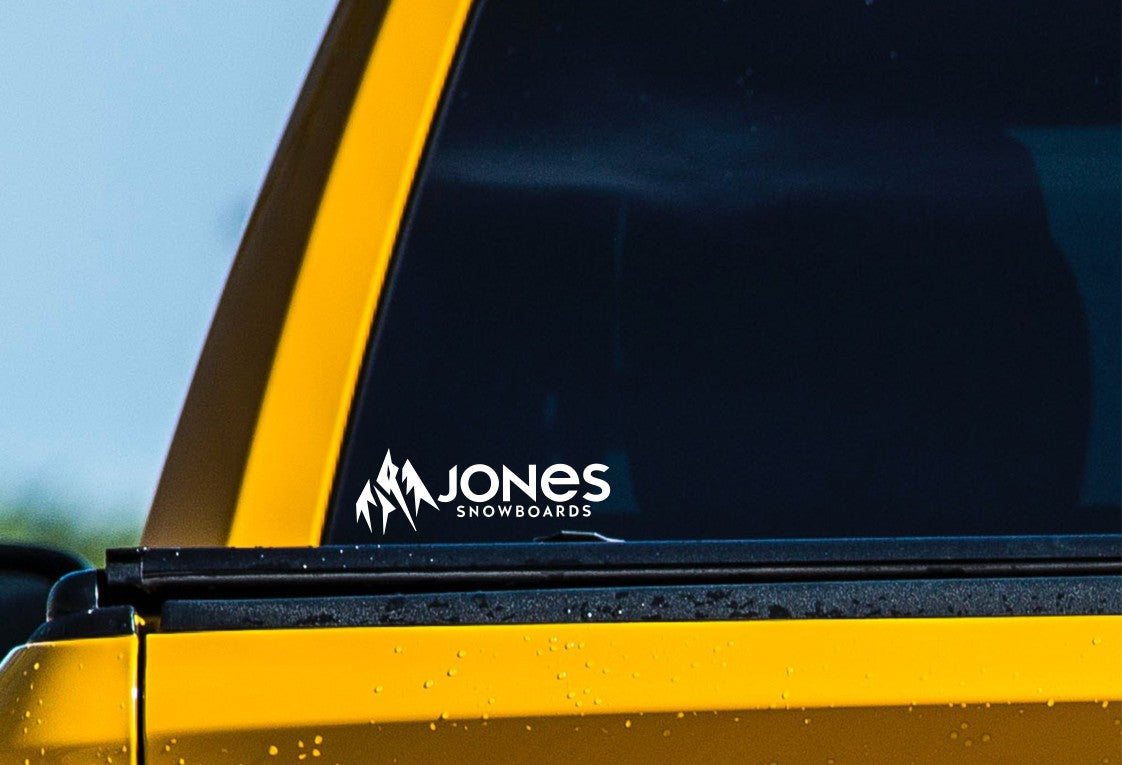 Jones Snowboards decal, ski snowboard decal, car decal sticker