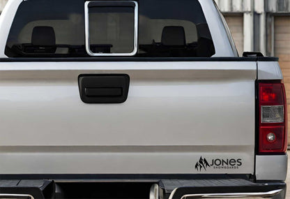 Jones Snowboards decal, ski snowboard decal, car decal sticker