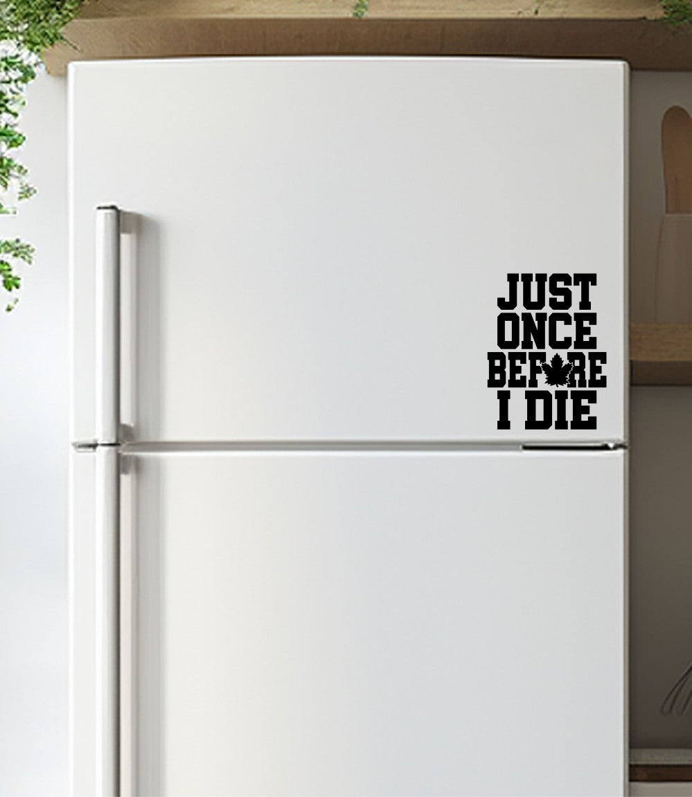 Toronto just once before I die decal B