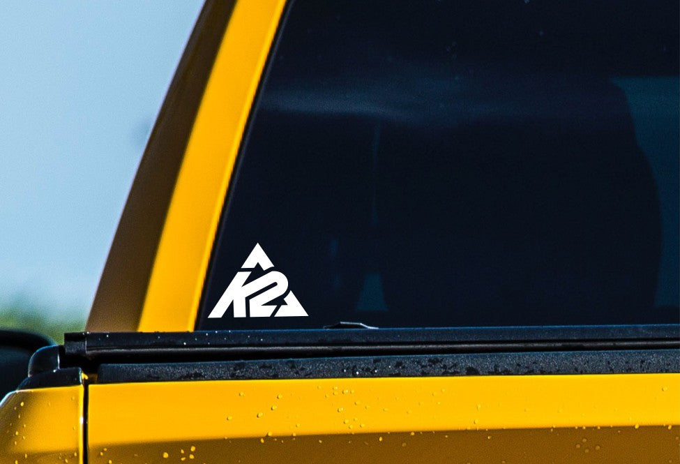 K2 decal, ski snowboard decal, car decal sticker