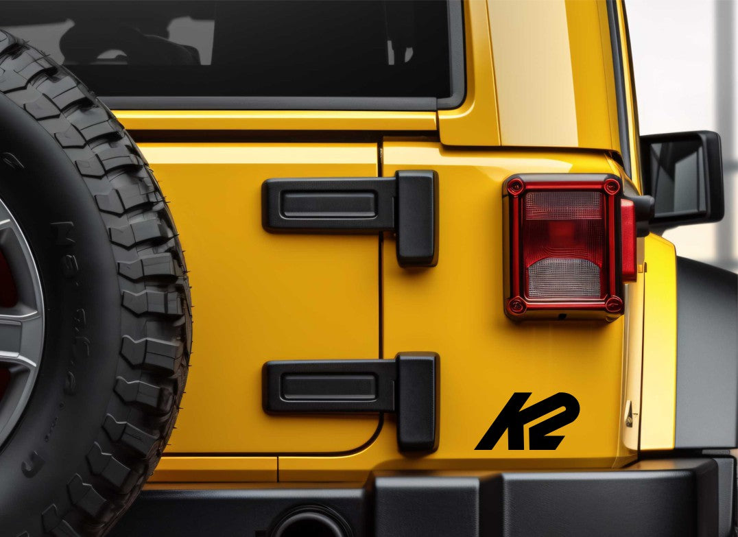 K2 Snowboards decal, ski snowboard decal, car decal sticker