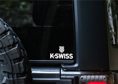 K Swiss decal, sticker B
