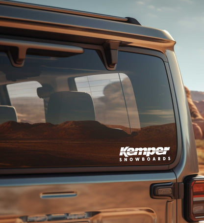 Kemper Snowboards decal, sticker, ski snowboard decal
