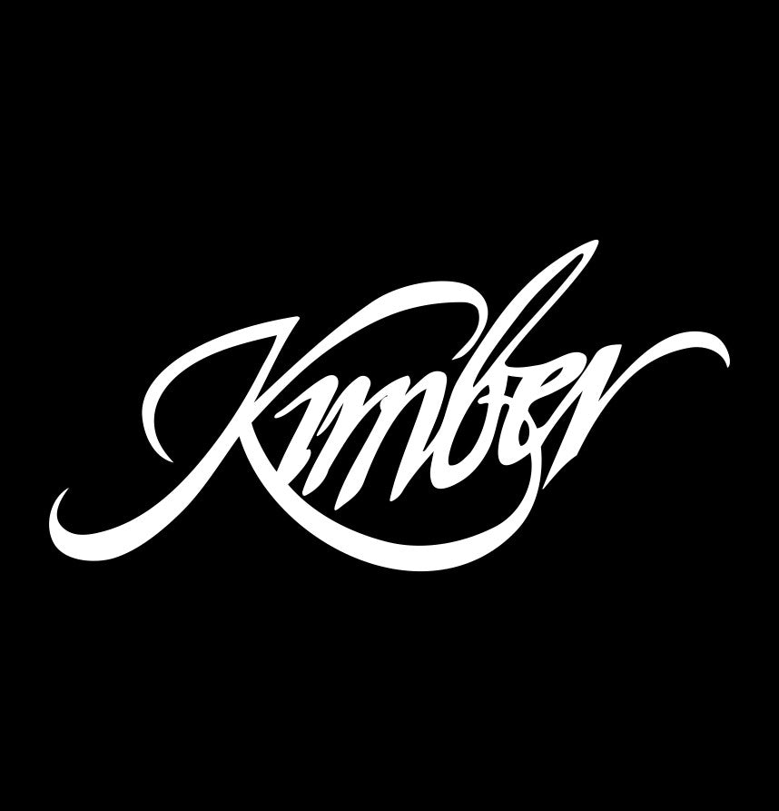 Kimber decal, sticker, firearm decal
