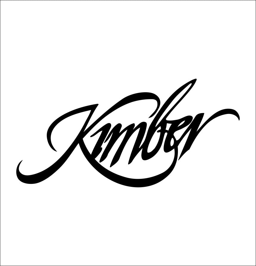 Kimber decal, sticker, firearm decal