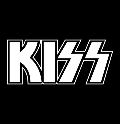 kiss band decal, sticker