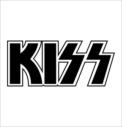 kiss band decal, sticker