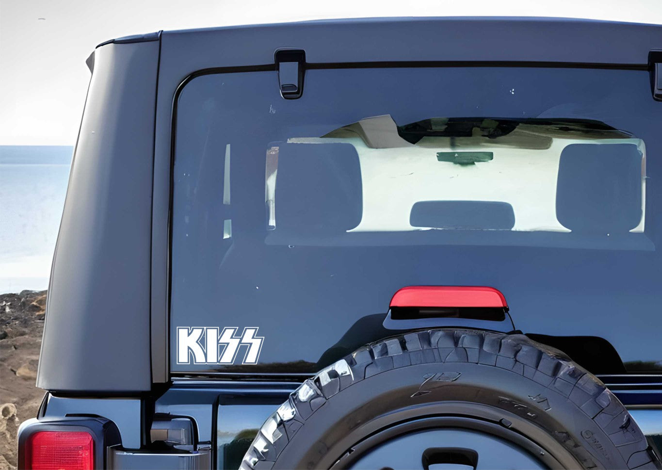 kiss band decal, sticker